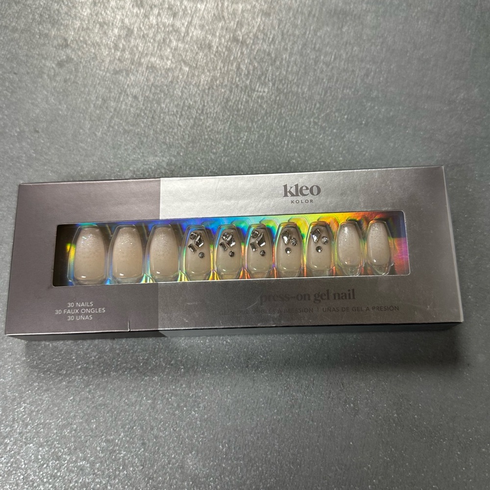 Kleo Kolor Press-On Gel Nails Luxe Collection - Moonlight - NIB